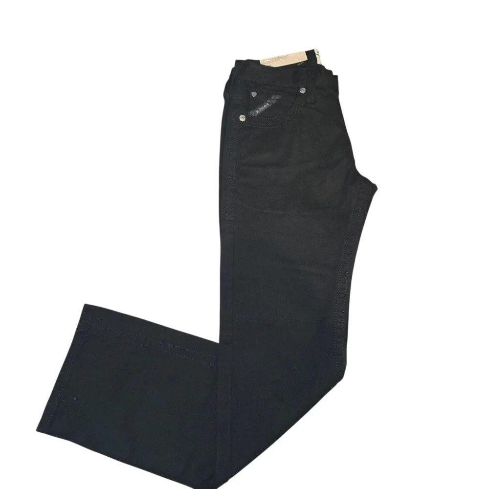 Ariat NWT M7 Slim Fit Straight Leg Jeans Mens 30x32 Dark Wash Black 10050817‎